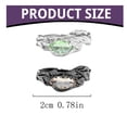 thumbnail image 3 of YYKihy A Design With Irregular Textured Zircon Silver Ring And A Female Silver Ring, 3 of 3