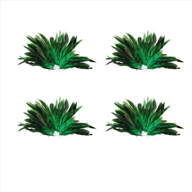 Aprox. 200Pcs Tenio la Pluma Verde del Gallo de la Decoracion