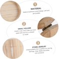 thumbnail image 2 of YISITIAN 2 Pcs Multifunctional Storage Box Wooden Ring Holder Wooden Jewelry Storage Case Earring Storage Case Earring Case Jewelry Organizer Jewelry Holder Jewelry Ring Holder CJ919-51491, 2 of 9