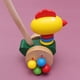 thumbnail image 5 of Carrito de bebé de dibujos animados, andador de madera, carrito de empuje (pollo), 5 of 7
