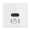 thumbnail image 1 of Interruptor de luz inteligente de pared de 100-240 V Interruptor inalámbrico de inducción de ondas infrarrojas (blanco), 1 of 6