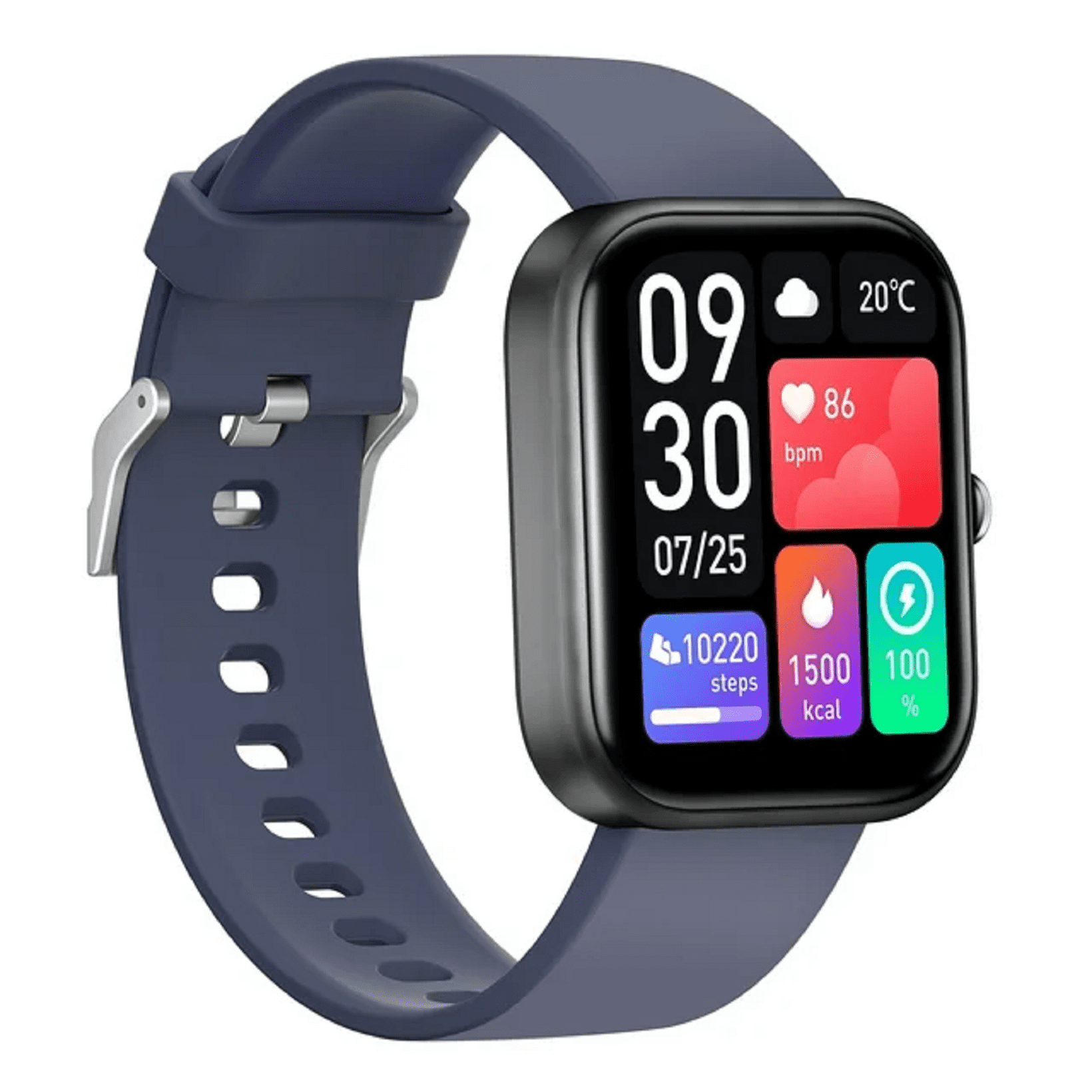 RDRKR GTS5 Adult Smart Watch for Android and iOS, Blue