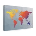 thumbnail image 2 of Moira Hershey 'Geo Map I' Canvas Art, 2 of 4