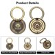 thumbnail image 3 of 4 Sets Vintage Ring Drawer Pulls Zinc Alloy with Screw for Dressers Drawer, Bronze(1.9" Long), 3 of 6