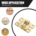 thumbnail image 2 of Shisuyan 10 pcs Wooden Box Hasp Latch Jewelry Box Lock Gift Box Buckle Hasp Metal Hasp Lock, 2 of 9