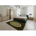 thumbnail image 4 of Ahgly Company Indoor Rectangle Patterned Night Black Area Rugs, 5' x 8', 4 of 6