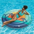 thumbnail image 2 of Bluescape Tropical Paradise Island, Inflatable Pool Float, Blue & Yellow, Adults, Unisex, 2 of 6