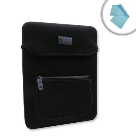 - Tablet Neoprene Sleeve Case - Scratch-Resistant Interior w/ Front Zip Pocket and Carrying Handle by USA Gear – Works with Samsung Galaxy Book 10.6 & Other Windows 10