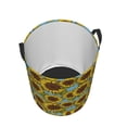 thumbnail image 3 of Goofa Sunflowers Printed Circular Hamper,Laundry Basket with Handles,Storage Baskets Foldable,Large Capacity Laundry Hamper-Medium, 3 of 8