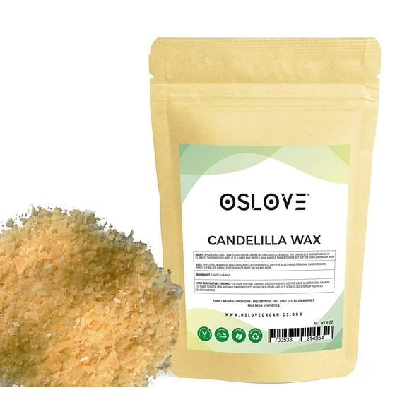 Pure Candelilla Wax 8oz by Oslove Organics