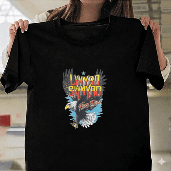 Lynyrd Skynyrd Free Bird Tribute Classic Rock Music Legend Unisex T-Shirt H11165, up to size 5XL