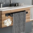 thumbnail image 3 of Sailing Toallero de Baño Sin Taladrar, Toallero de Baño Adhesivo, Acero Inoxidable, 40cm, Negro, 3 of 4