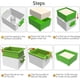 thumbnail image 3 of Prensa de Tofu, molde de plástico artesanal, transformación de soja, caja de drenaje de prensa elegante casera, caja de bandeja de cocina pequeña para el hogar, 3 of 7