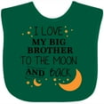 thumbnail image 3 of Inktastic I Love My Big Brother to the Moon and Back Boys or Girls Baby Bib, 3 of 4