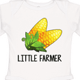 thumbnail image 4 of Inktastic Little Farmer with Corn Boys or Girls Long Sleeve Baby Bodysuit, 4 of 5