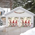 thumbnail image 4 of Fsddascl 7 x 8 Ft Christmas Garage Door Cover, Vintage Gnomes Christmas Large Garage Door Banner, Red Xmas Balls Tree Snowflake Hanging Garage Mural Background for Indoor Outdoor Xmas Party Supplies, 4 of 9