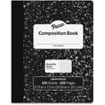 thumbnail image 2 of (3 pack) Pacon Composition Book 100 Sheets - 200 Pages - Quad Ruled - 0.20" Ruled - 9.8" x 7.5"0.1" - White Paper - Black Marble Cover - Durable, Hard Cover - 100 / Each, 2 of 3