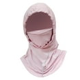 thumbnail image 4 of DYNWAVECA Summer Balaclava Cycling Sunproof Hood Sun Hat for Camping Motorcycle Riding Pink, 4 of 10