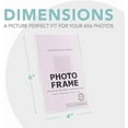 thumbnail image 5 of pbf 4x6 Magnetic Picture Frames for Refrigerator | Clear Magnetic Acrylic Frames | Magnetic Photo Holders for Fridge, Locker, Cubicle, Photo Board, Art Display, Sign Holder (10-Pack), 5 of 6