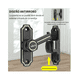 thumbnail image 4 of Cerradura Para Puerta Corredera Chapa De Seguridad 90° 180° Lab.G Negro, Verde, 4 of 5
