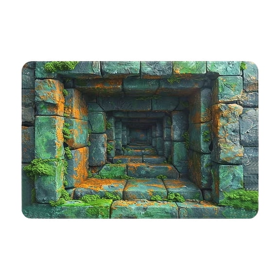 Luoshdecor 3D Optical Illusion Rug,Non Slip Visual Trap Opticals Illusions Hole Rug Doormat for Indoor & Outdoor, Home Decor