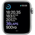 thumbnail image 4 of Restored Apple Watch SE (GPS + Cellular, 44mm) - Silver Aluminum Case - White Sport Band (Refurbished), 4 of 4
