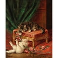 thumbnail image 3 of Jules Leroy 12x14 Black Modern Framed Museum Art Print Titled - Rose Kitten, 3 of 5