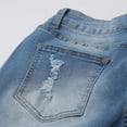 thumbnail image 5 of OJSFQUFP Jeans for Women Womens Jean Shorts High Waisted Ripped Distressed Casual Summer Denim Shorts, 5 of 8