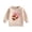 style-10 Beige, variant on Gubotare Baby Girl Fall Sweatshirt Girls Crew Neck Long Sleeve Sweatshirts Cute Loose Fit Pullover Tops Size 12 18 Months (Khaki,12-18 Months)