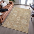 thumbnail image 6 of Addison Rugs Mayfield Premium Machine Washable Traditional Damask Khaki Rectangle Rug, 8' x 10', 6 of 6