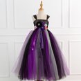 thumbnail image 2 of Icvfdpl Dress For Girls Halloween Tutu Long Handmade Witch Up Maxi For Kids 6-7 Years, 2 of 7