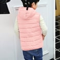 thumbnail image 7 of Toddler Puffer Vest Boys Vest Cute Hoodie Vest Sleeveless Lightweight Jacket Toddler Girls Fall Jacket for Boys 4-5 Years, 7 of 7
