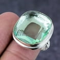 thumbnail image 2 of Natural Aqua Apatite Gemstone Handmade 925 Sterling Silver Gift Ring Size 9, 2 of 2
