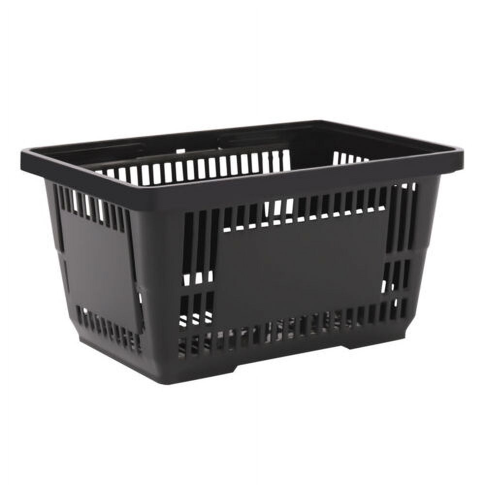 12 Pack Shopping Basket Black 17*9*12 inch Size Convenient Sundries 21L