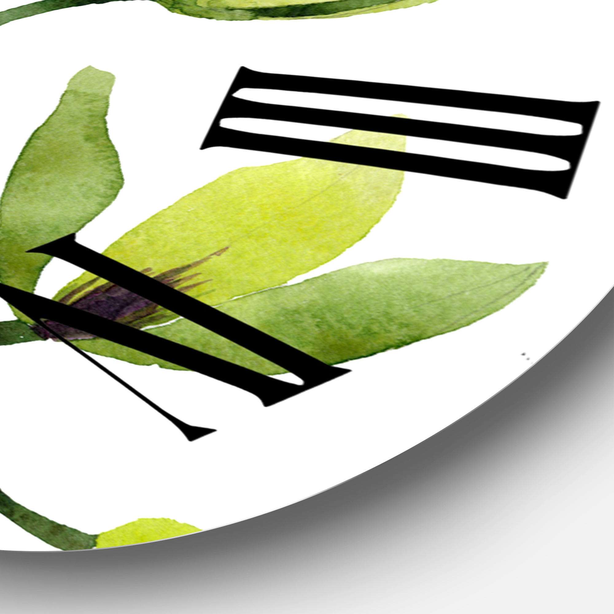 Designart 1 in Quartz Traditional Wall Clock
