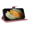 thumbnail image 2 of JTCASES Compatible with Samsung Galaxy S21 Ultra 5G 6.8 inch Case Wallet Flip Folio Case [Kickstand] with RFID Blocking Card Holders [Shockproof] and Wrist Strap Cover for Men Women Girls, Rosegold, 2 of 12