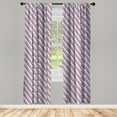 thumbnail image 3 of Ambesonne USA Curtains, Patriotic Western Salute, Pair of 28"x95", Grey Indigo Red, 3 of 5