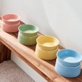 thumbnail image 5 of AndMakers MNL-ML-MT Premium Macaron Cat Bowls, Mint - Medium & Large, 5 of 8