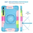 thumbnail image 3 of Funda híbrida giratoria 360 DETUOSI para Samsung Galaxy Tab S7 FE 5G / S8+ Plus / S7+ Plus 12.4", 3 of 9