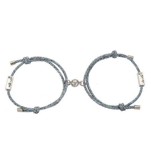Love Bracelet Adjustable Table A Solemn of Love The Alloy Adjustable Magnetic Suction Bracelet Gifts for Lovers
