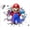 B, variant on 3D cartoon stickers, PVC self-adhesive anime game wall stickers, children's room wall paintings, kindergarten posters