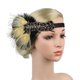thumbnail image 2 of Bohemia Style Hairband with Feather&Color Rhinestone Decors Ethnic Elastic Headband for Girls Festival Halloween Party, 2 of 4