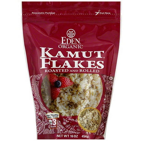 Eden Roasted And Rolled Kamut Flakes, 16 oz (Pack of 6)