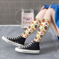 thumbnail image 3 of Lsque Thanksgiving Turkey Printed Crew Socks Men's Women's LightWeight Thin Casual Calf Socks ,Knee High Socks,Cotton Socks, 3 of 9