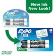 thumbnail image 3 of EXPO Dry Erase Markers, Chisel Tip, Black, 2 Count, 3 of 10