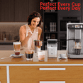 thumbnail image 3 of Espresso Machine with Milk Tank,20 Bar Hot & Iced Coffee Machine, Built-in Grinder,Touch Screen Espresso Maker with Steam Wand for Coffee Lover,15 Adjustable Grind Size Levels, 3 of 8