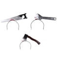 thumbnail image 1 of Shisuyan Party Trick Hair Hoop Plastic Assorted Color 3Pcs 10.6X4.7in, 1 of 9