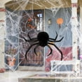 Halloween Inflatable Spider,Halloween Outdoor Decorations Hairy Black