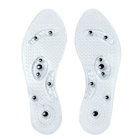 Insoles Shoes Acupressure Magnetic Massage Insoles, Foot Therapy Reflexology Pain Relief Washable and Cutable Shoe Insoles Suitable for Women and Man (1 Pair) ()
