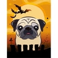 thumbnail image 1 of Drapeau Faon Pug Halloween Toile Taille Maison, 1 of 1